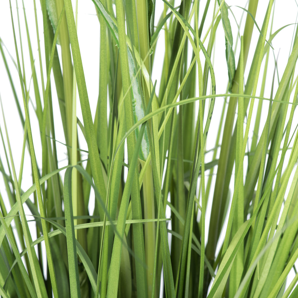 Vickerman 41" Artificial Green Potted Bamboo and Grass.