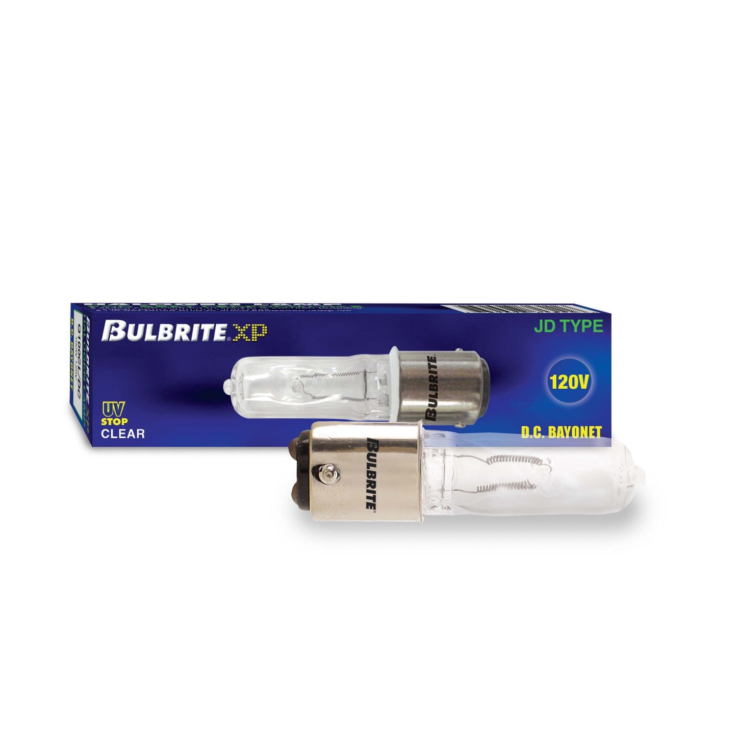 BULBRITE HALOGEN T4 DOUBLE-CONTACT BAYONET (BA15d) 100W DIMMABLE LIGHT BULB 2900K/SOFT WHITE 5PK (613101)