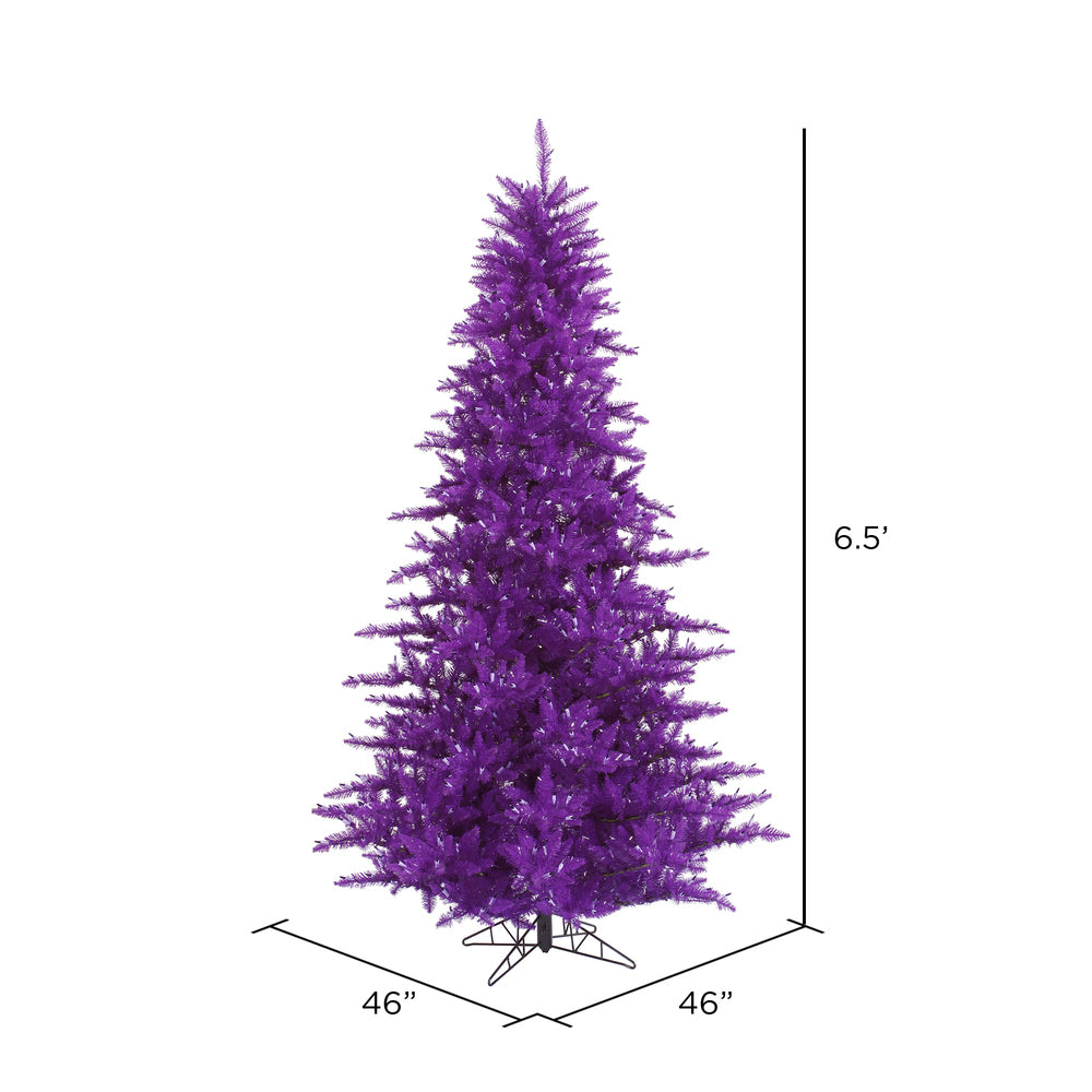 Vickerman 6.5' Purple Fir Artificial Christmas Tree Unlit