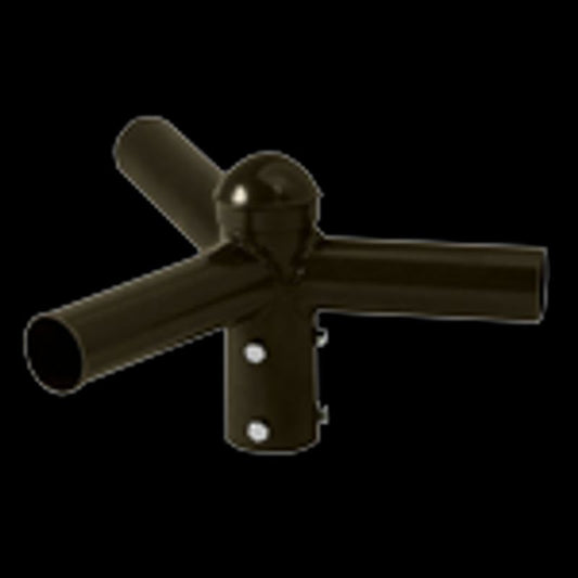 Westgate Pole Tenon Adapter For 3 Fixture @ 120 Degrees, Outdoor Lighting, Bronze Finish