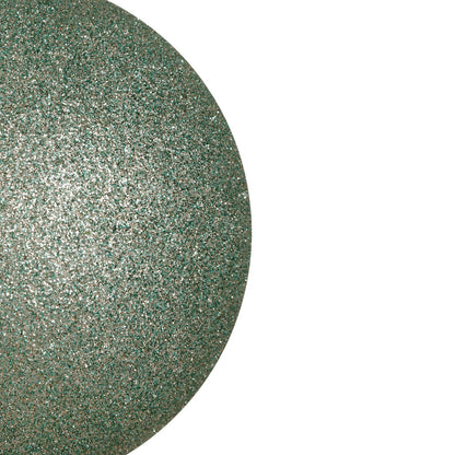 Vickerman 10" Frosty Mint Glitter Ball Ornament