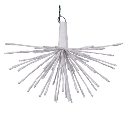 Vickerman 80Lt x 16" White Starburst Pure White 5mm Twinkle LED Lights.