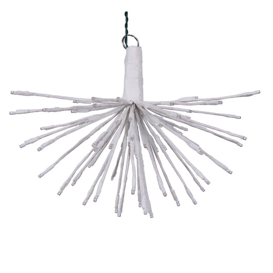 Vickerman 80Lt x 16" White Starburst Pure White 5mm Twinkle LED Lights.