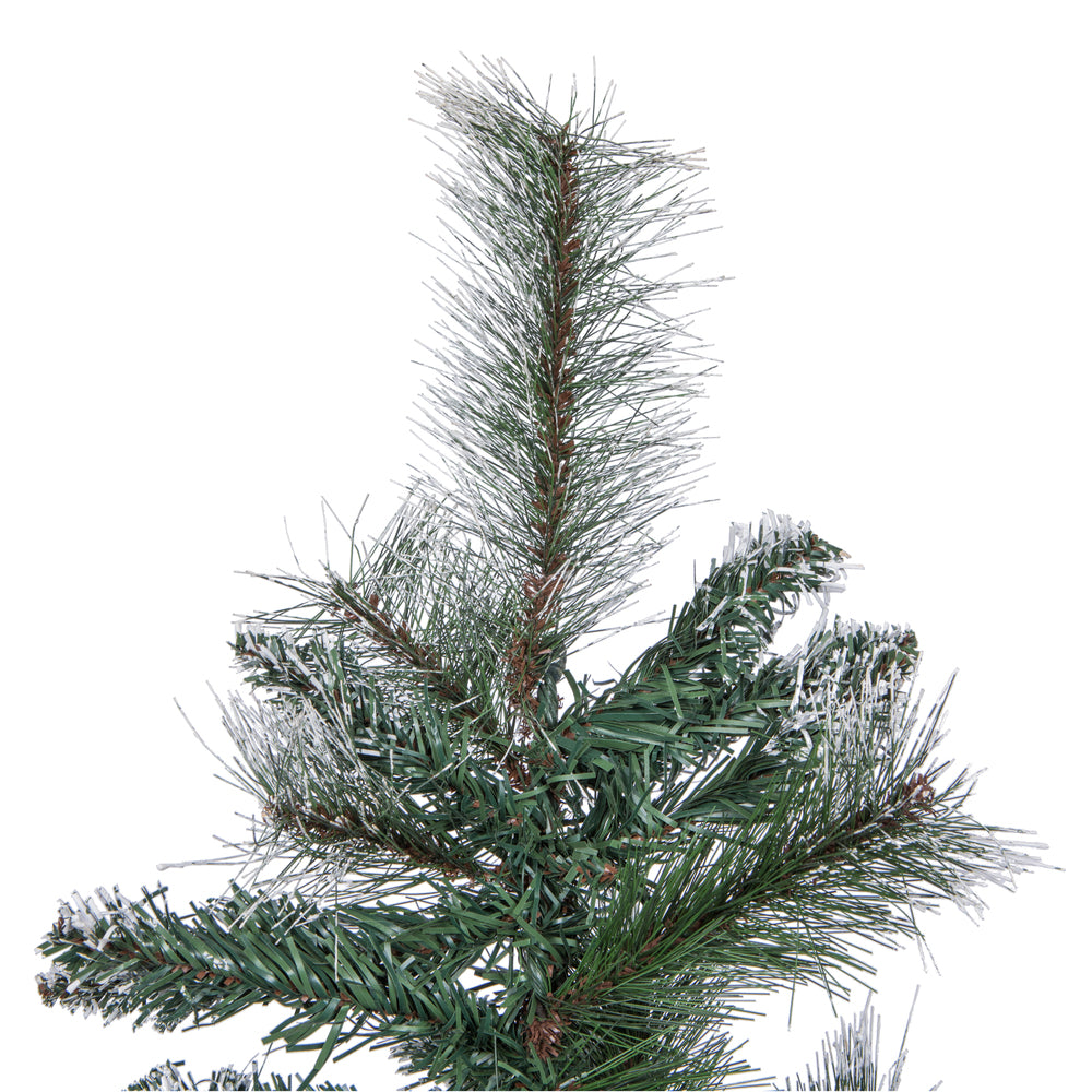 Vickerman 2' Snow Tipped Mixed Pine Artificial Christmas Tree Unlit