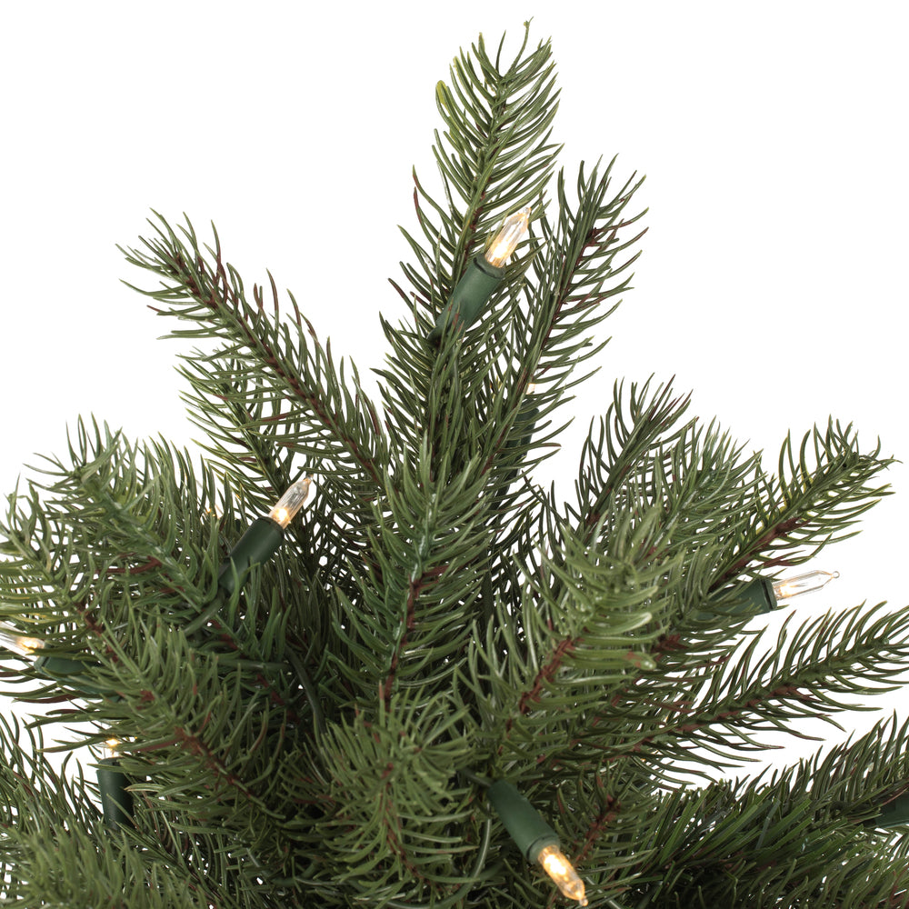 Vickerman 9' x 74" Balsam Spruce Artificial Christmas Tree Clear Dura-lit Lights