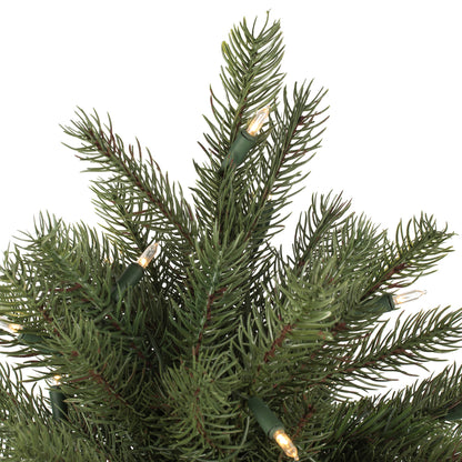 Vickerman 9' x 74" Balsam Spruce Artificial Christmas Tree Clear Dura-lit Lights