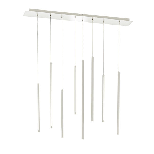 Dals Lighting Led Cylindrical Pendant Round/Rectangular Cluster - 5 Pendants - 3K/35K/4K - 120-277V