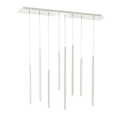 Dals Lighting Led Cylindrical Pendant Round/Rectangular Cluster - 5 Pendants - 3K/35K/4K - 120-277V