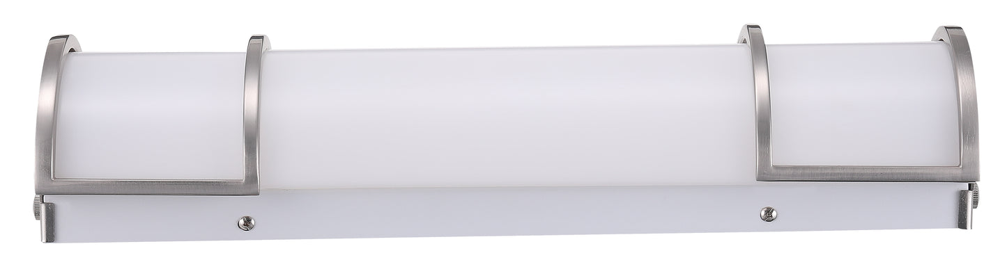 ASD Lighting LED Vanity linear 24inch 25W 120V Triac 3000/4000/5000K Nickel ETL