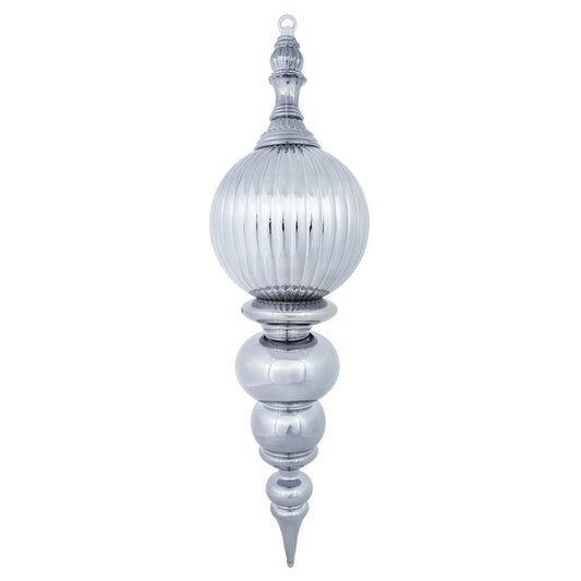 Vickerman 28" Pewter Shiny Finial Ornament