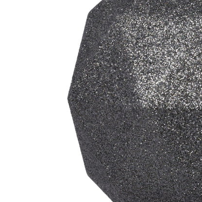 Vickerman 4.75" Limestone Glitter Geo Ball 4/Bg