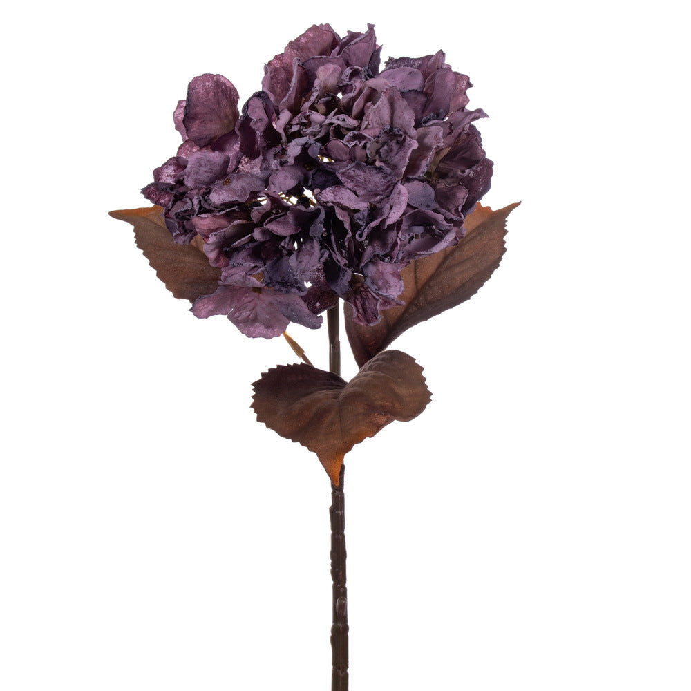 Vickerman 18.5" Purple Artificial Dried Hydrangea Spray 2 per Bag.