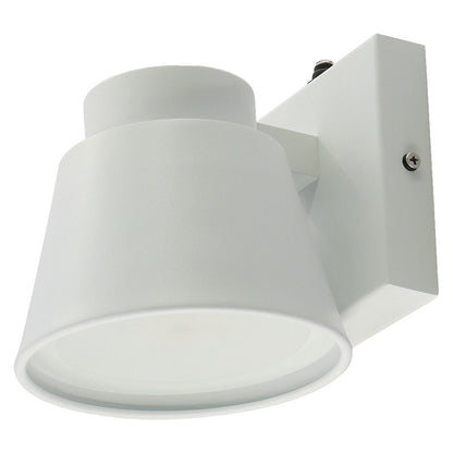 Westgate Mini Cone Outdoor Wall Light 10W 5Cct Dim. With Photocell, White, Outdoor Lighting, 10W, 700 Lumens,  27K/30K/35K/40K/50K