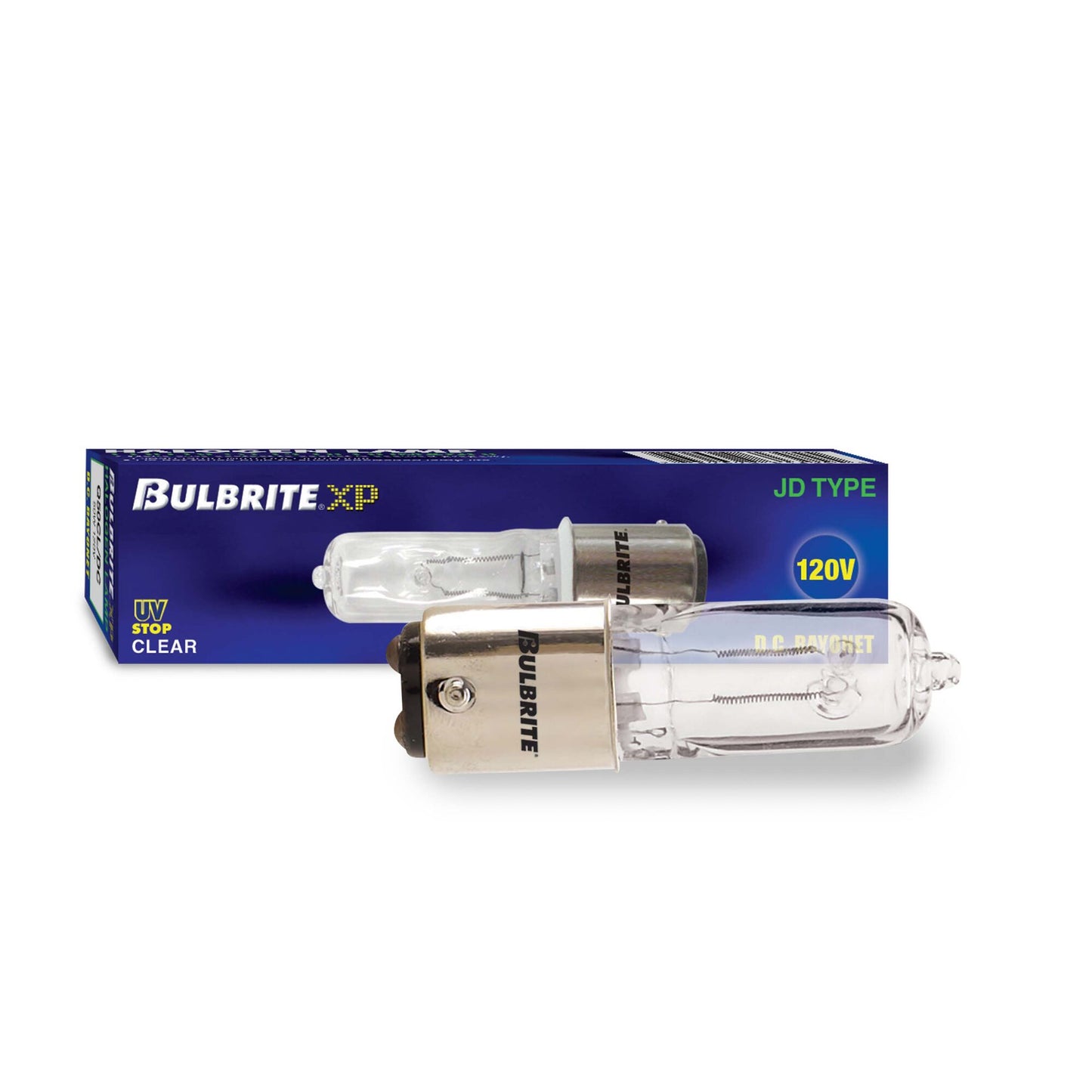 BULBRITE HALOGEN T4 DOUBLE-CONTACT BAYONET (BA15d) 50W DIMMABLE LIGHT BULB 2900K/SOFT WHITE 5PK (613050)