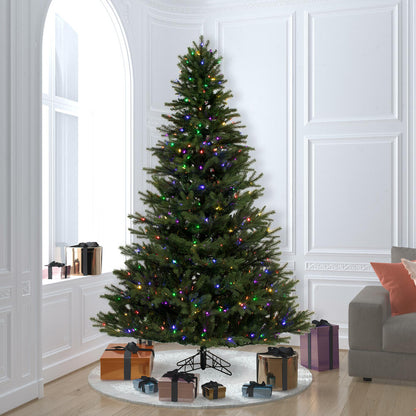 Vickerman 7.5' x 62" Balsam Spruce Artificial Christmas Tree Multi-colored Dura-Lit LED lights