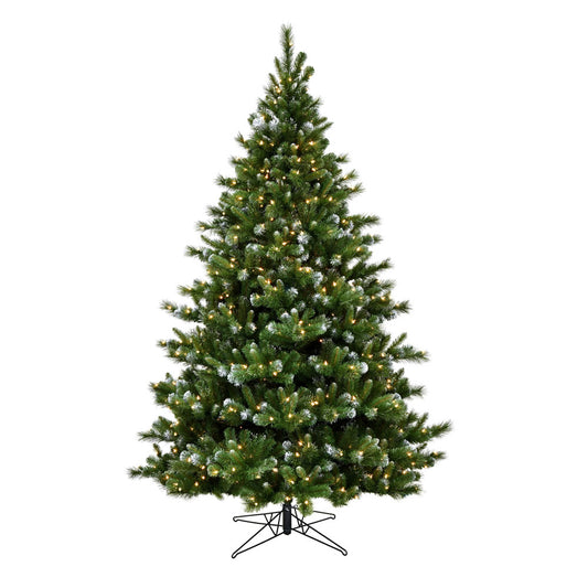 Vickerman 9' x 66" New Haven Spruce Artificial Christmas Tree Clear Dura-lit Lights