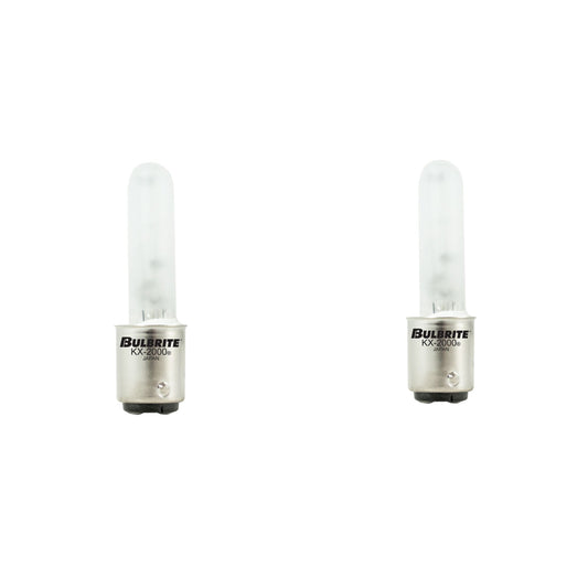 BULBRITE KRYPTON/XENON T3 DOUBLE-CONTACT BAYONET (BA15d) 20W DIMMABLE LIGHT BULB 2700K/WARM WHITE 2PK (473221)