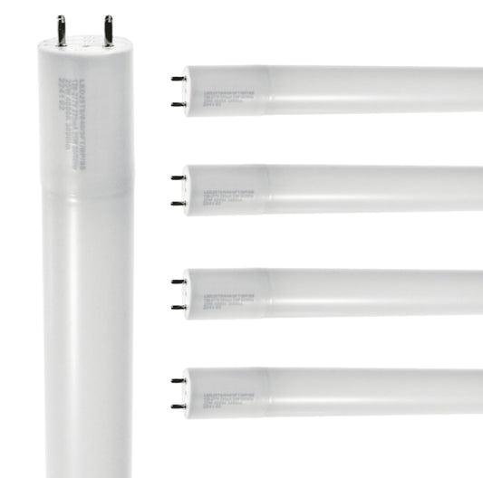 Damar- 59.63-Inch T8 LED Tube Light Bulb Safety Shielded Type B Single End Ballast Bypass 25W 3000 Lumen 4000K Cool White G13 Medium Bi-Pin Base 120-277V UL Listed Pack of 5- Fluorescent Replacement