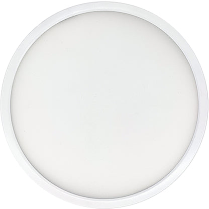 Bulbrite 773611 9 in.Round 17-Watt 5 Color Selectable LED Flush Mount Light, 1400 Lumens, White