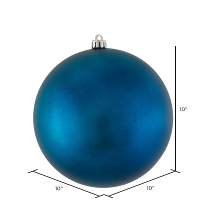 Vickerman 10" Sea Blue Matte Ball Ornament