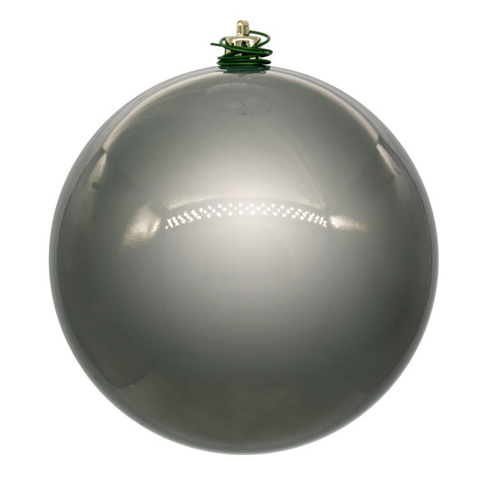 Vickerman 10" Limestone Pearl UV Drilled Ball Ornament 1 per bag.