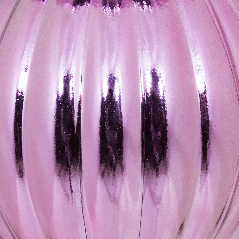Vickerman 14" Pink Shiny Finial Drop Christmas Ornament UV Treated with Drilled and Wired Cap 2 per bag