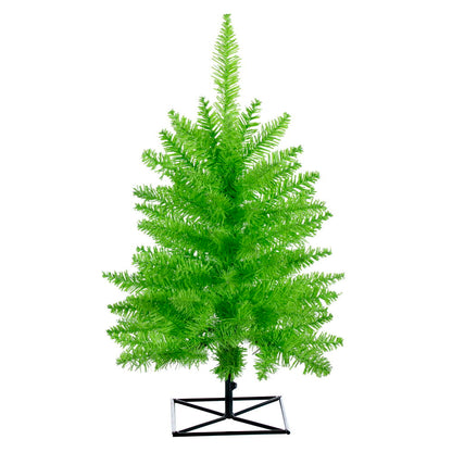 Vickerman 3' Lime Fir Artificial Christmas Tree Unlit