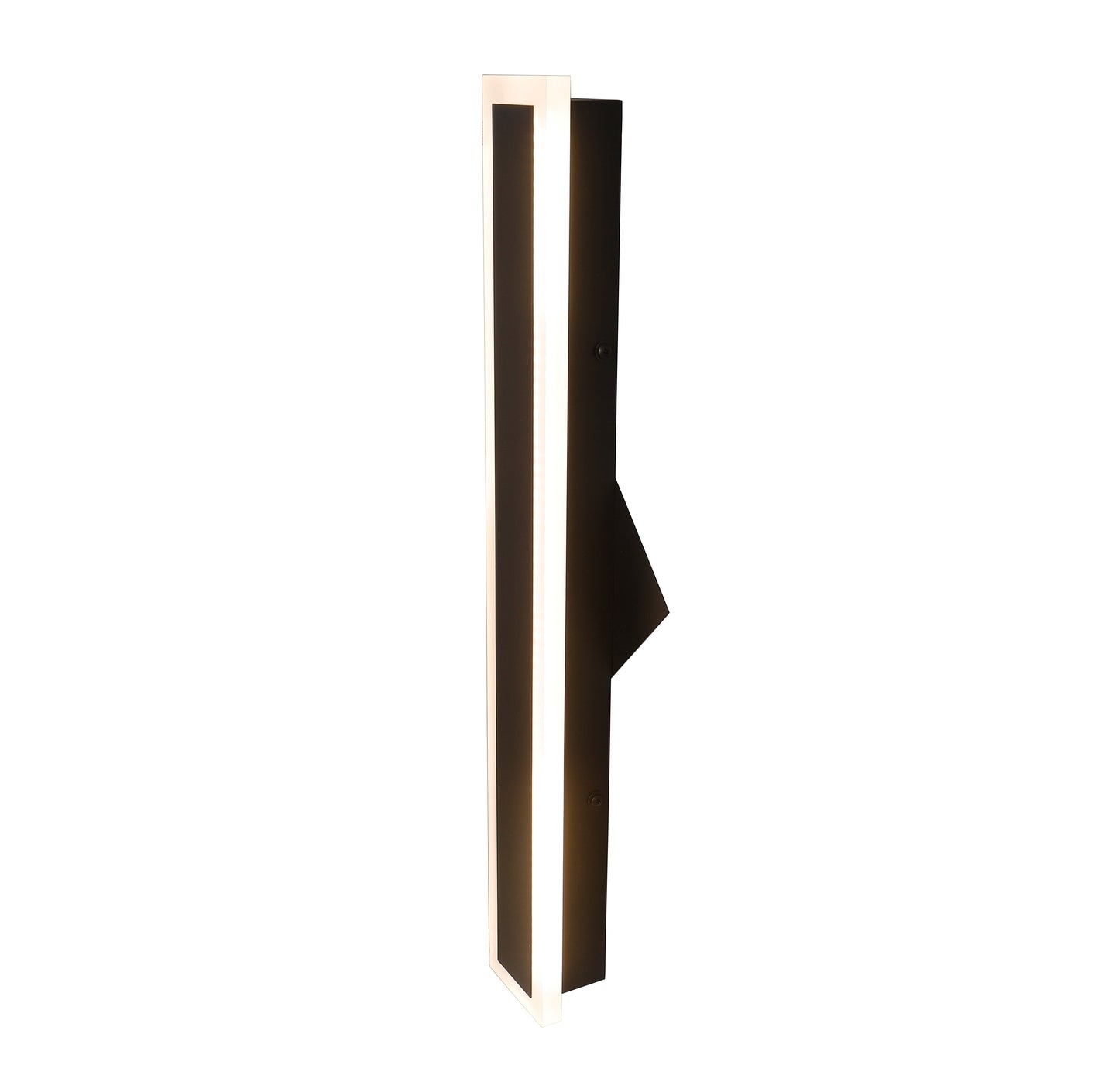 ASD Lighting LED Outdoor Wall Sconce Narrow design 24" 24W 120-277V CCT Selectable 3000/4000/5000K Dimmable Black ETL