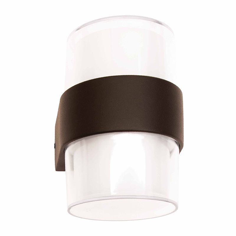Westgate 12V 3W+3W Mini Round Wall Sconce MCT 30/40/50K, Orb, Landscape Lighting , 6W, 400 Lumens, 30K/40K/50K, Oil-Rubbed Bronze Finish