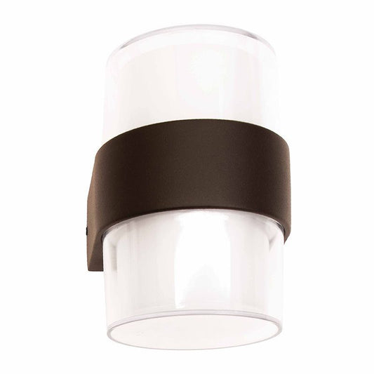 Westgate 12V 3W+3W Mini Round Wall Sconce MCT 30/40/50K, Orb, Landscape Lighting , 6W, 400 Lumens, 30K/40K/50K, Oil-Rubbed Bronze Finish