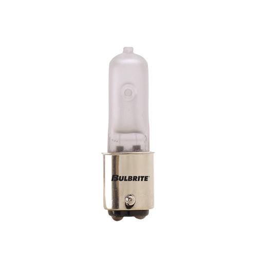 BULBRITE HALOGEN T4 DOUBLE-CONTACT BAYONET (BA15d) 50W DIMMABLE LIGHT BULB 2900K/SOFT WHITE 5PK (613052)