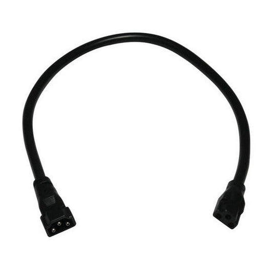 Westgate 12 Inch Linking Cable For Bronze UCA Series - Black Color, Undercabinet Lighting