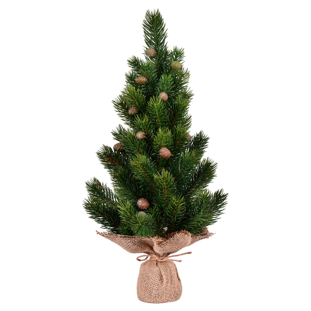 Vickerman 19" Spruce Sapling Artificial Christmas Tree 60 tips  Unlit
