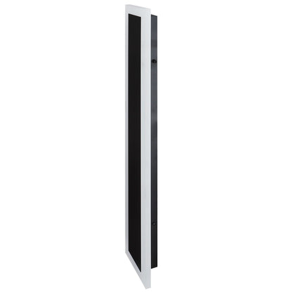 ASD Lighting LED Outdoor Wall Sconce wide acrylic 72" 40W 120-277V CCT Selectable 3000/4000/5000K Dimmable Black ETL