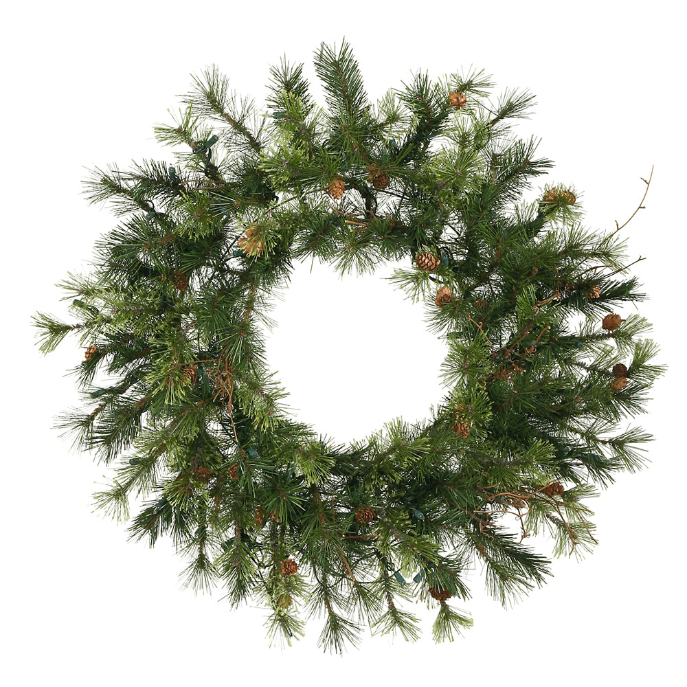 Vickerman 30" Mixed Country Pine Artificial Christmas Wreath Unlit