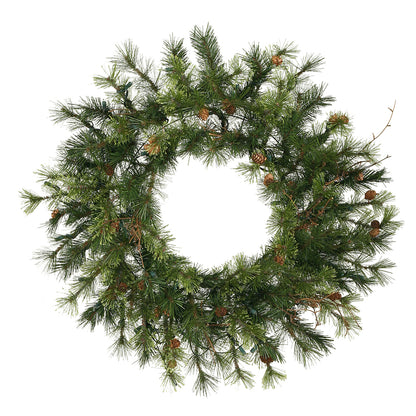 Vickerman 30" Mixed Country Pine Artificial Christmas Wreath Unlit
