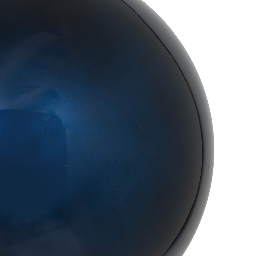 Vickerman 8" Midnight Blue Candy Ball Ornament