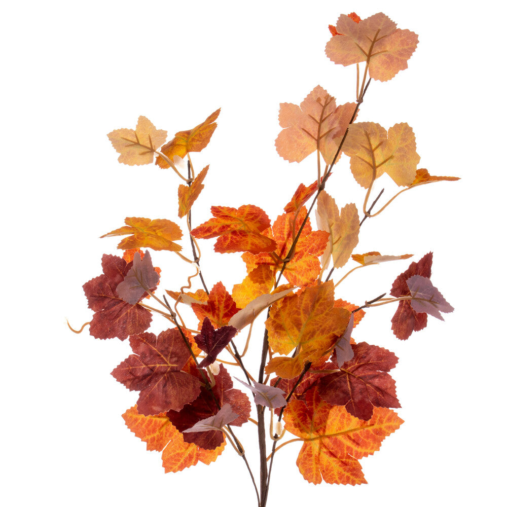 Vickerman 60" Artificial Orange Fall Maple Leaf Garland