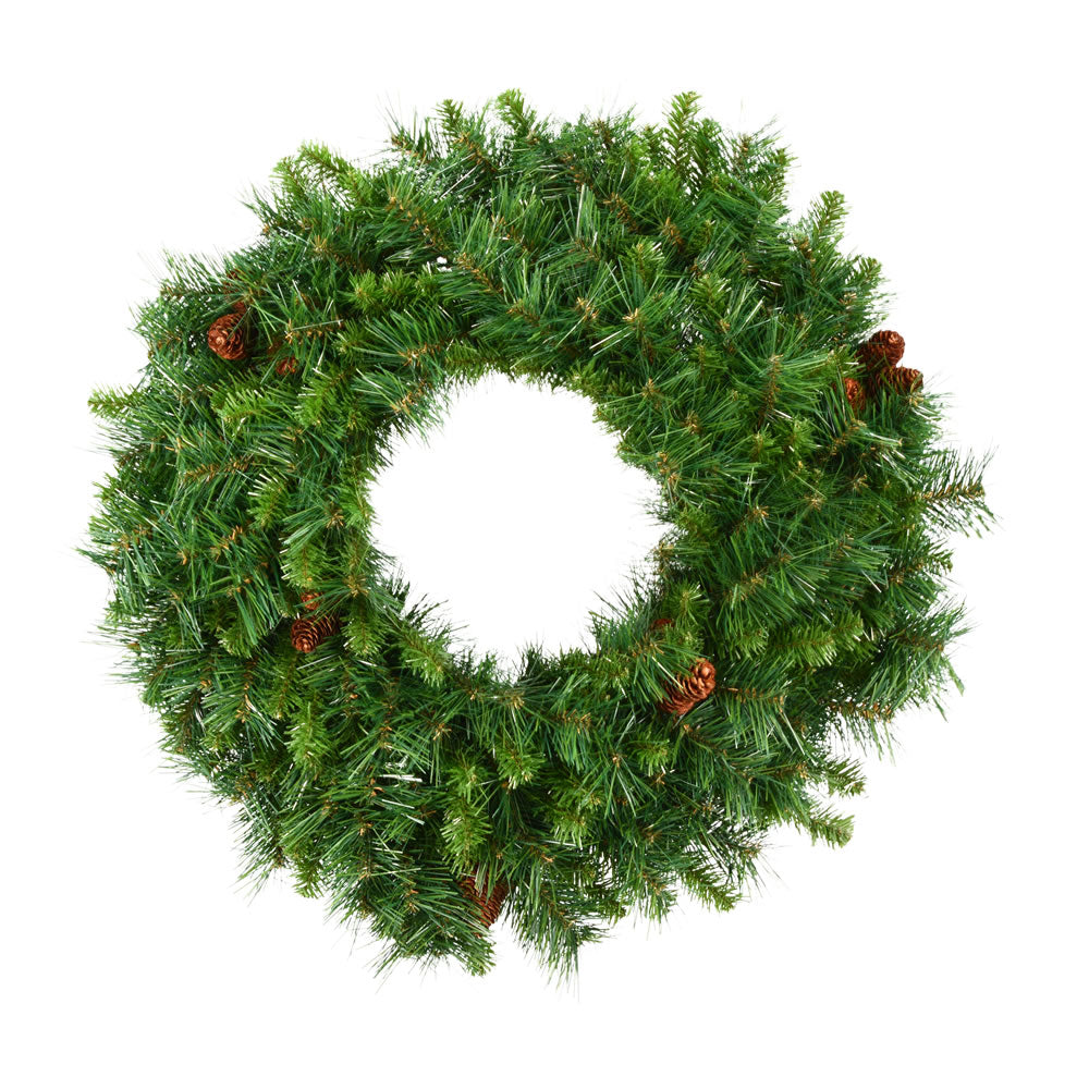 Vickerman 96" Cheyenne Pine Artificial Christmas Wreath Unlit