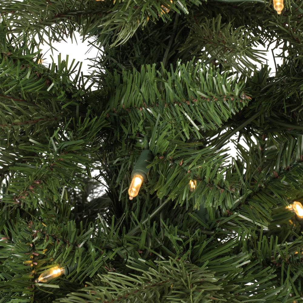 Vickerman 4.5' x 36" Balsam Spruce Artificial Christmas Tree Warm White Dura-lit LED Lights
