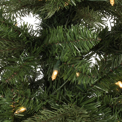 Vickerman 4.5' x 36" Balsam Spruce Artificial Christmas Tree Warm White Dura-lit LED Lights