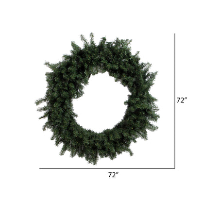 Vickerman 72" Canadian Pine Artificial Christmas Wreath Unlit