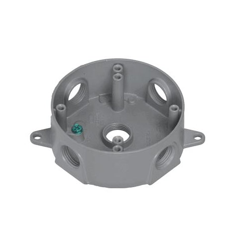 Westgate 1/2” Trade Size, 5 Outlet Holes, 15.8 Cu. In., Electrical Products, Gray Finish