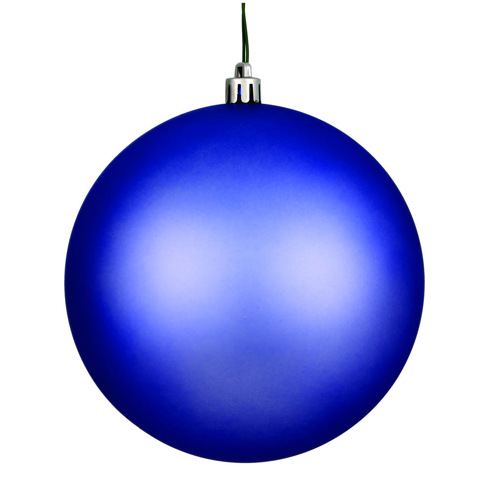Vickerman 10" Periwinkle Matte Ball Ornament