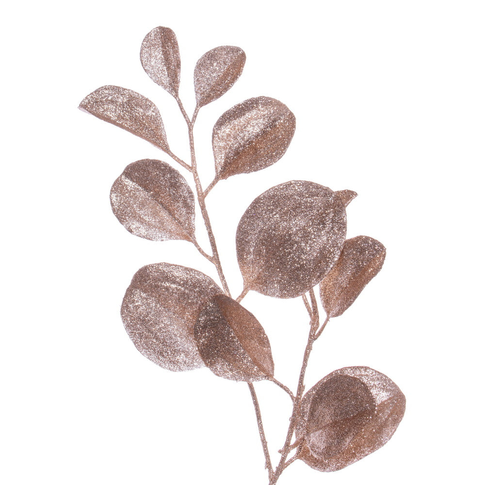 Vickerman 6' Café Latte Artificial Dogwood Glitter Garland.