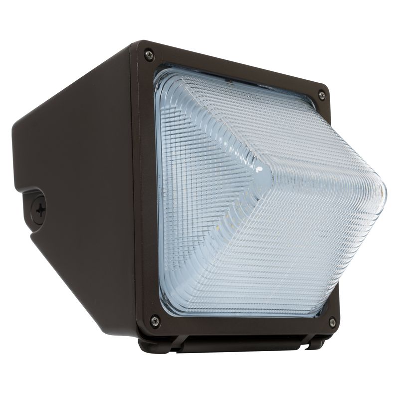 Westgate High Lumen LED Non-Cutoff Wall Packs, Outdoor Lighting, 30W, 4200 Lumens, 3000K, Dark Bronze Finish