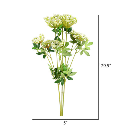 Vickerman 29.5" Artificial White Baby's Breath Spray. Includes 3 sprays per pack.