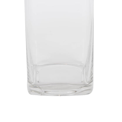 Vickerman 9.6" Clear Square Glass Container