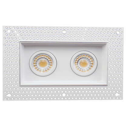 Goodlite 3 Inch Trimless LED Double Gimbal Fixture, Selectable Color Temperature, 27,30,35,41,50K