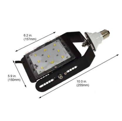 Damar- Retrofit LED HID Light Bulb 50W 5700 Lumen 5000K Bright White 120-277V Pack of 2- Replacement HPS Mercury Vapor CFL Metal Halide Lamp for Yard Warehouse Garage Work Shop Street Area Bay Light